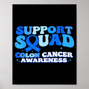 Poster Esquadrão de Apoio Consciencialização Câncer Color