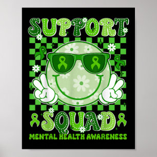 Poster Esquadrão de Apoio Consciencialização da Saúde Men