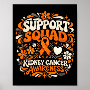 Poster Esquadrão de Apoio Conscientização do Câncer de Ri