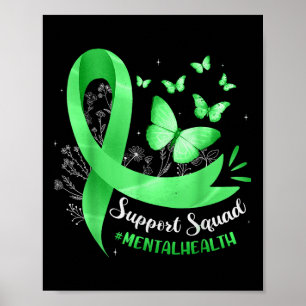 Poster Esquadrão de Apoio Conscientização sobre Saúde Men