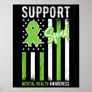 Poster Esquadrão de Apoio Conscientização sobre Saúde Men