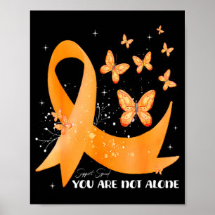 Poster Esquadrão de Apoio Fita Laranja Esclerose Múltipla
