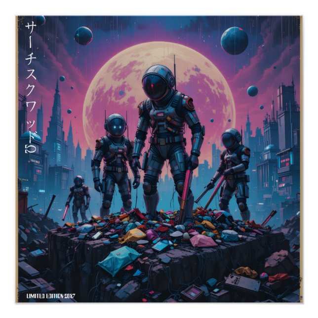 Póster "Esquadrão de Busca Ω" (Frente)