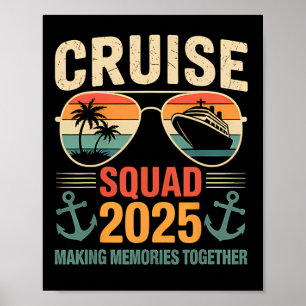 Poster Esquadrão de Cruzeiro 2025 Férias em Família Grupo