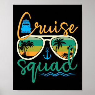 Poster Esquadrão de Cruzeiro 2025 Férias em Família Praia