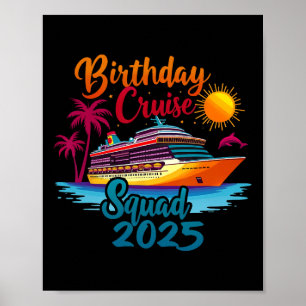 Poster Esquadrão de Cruzeiro de Aniversário 2025 Festa de