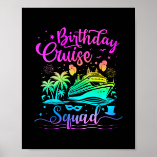 Poster Esquadrão de Cruzeiro de Aniversário Correspondênc