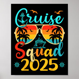 Poster Esquadrão de Cruzeiro Férias de Verão 2025 Família