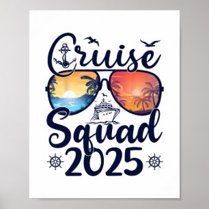 Poster Esquadrão de Cruzeiro Férias de Verão 2025 Família