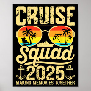 Poster Esquadrão de Cruzeiro Férias de Verão de 2025 Famí