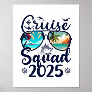 Poster Esquadrão de Cruzeiro Férias de Verão de 2025 Famí