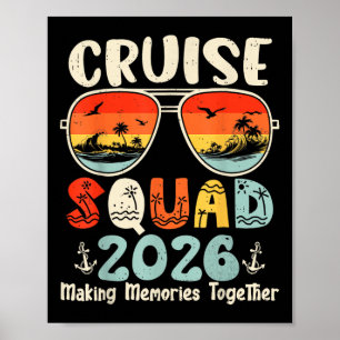Poster Esquadrão de Cruzeiro Férias de Verão de 2026 Famí