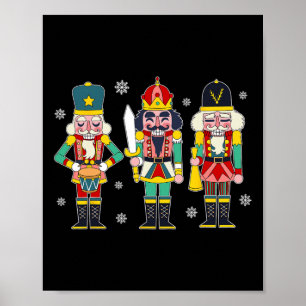 Poster Esquadrão de Esmagador de Nozes Vintage Natal 2024