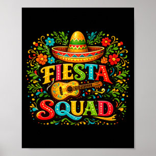 Poster Esquadrão de Festa Cinco De Mayo Festa Mexicana Di
