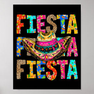 Poster Esquadrão de Festa San Antonio Texas Cinco De Maio