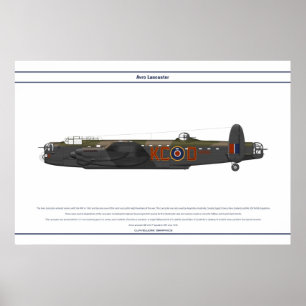 Póster Esquadrão de Lancaster BIII 617