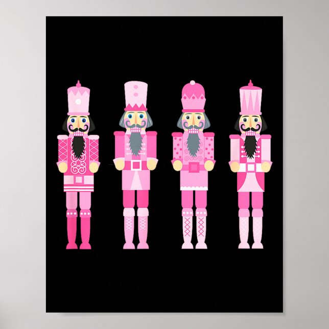 Poster Esquadrão de Nutcracker de Natal da Nk Ballet Danç (Frente)