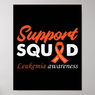 Poster Esquadrão de Suporte à Consciência da Leucemia Fam