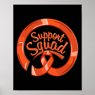 Poster Esquadrão De Suporte De Friso De Sensibilização Do