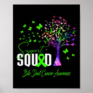 Poster Esquadrão De Suporte Para A Consciência Do Cancer 