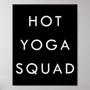 Poster Esquadrão de Yoga Quente E Meditação - Namaste Vin