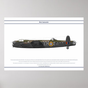 Poster Esquadrão do BI 207 de Lancaster