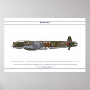 Póster Esquadrão do Special 617 do BI de Lancaster