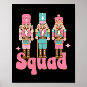 Poster Esquadrão Esquilo-de-porcelana Rosa Na Minha Era E