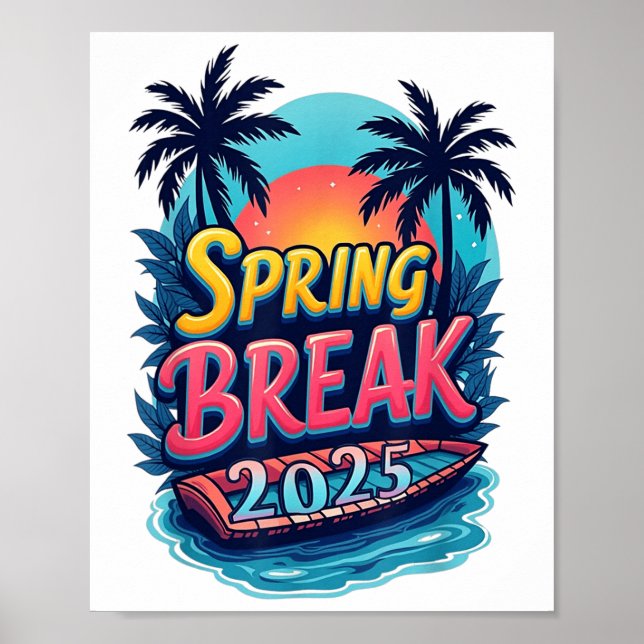 Poster Esquadrão Familiar Funny Springbreak 2025 Correspo (Frente)