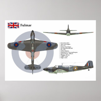 Póster Esquadrão Fulmar 803