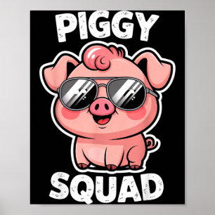 Poster Esquadrão Ggy G Usando Óculos de Sol Como Animal F
