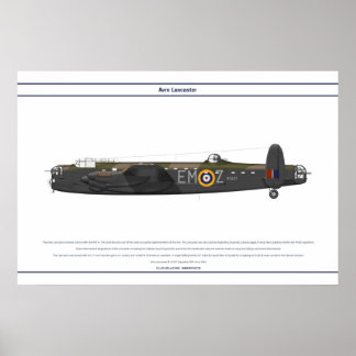 Poster Esquadrão Lancaster BI 207