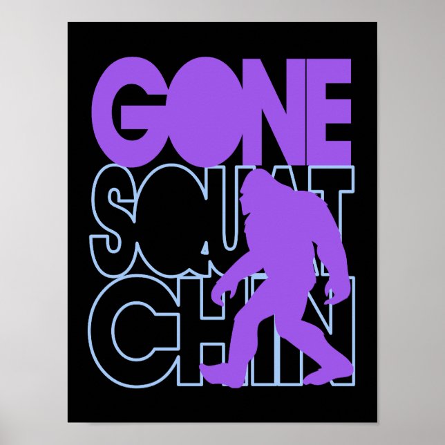 Póster Esquadrão perdido - roxo e azul (Frente)