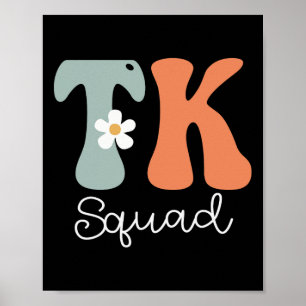 Poster Esquadrão Retro Groovy Vintage Feliz Primeiro Dia 