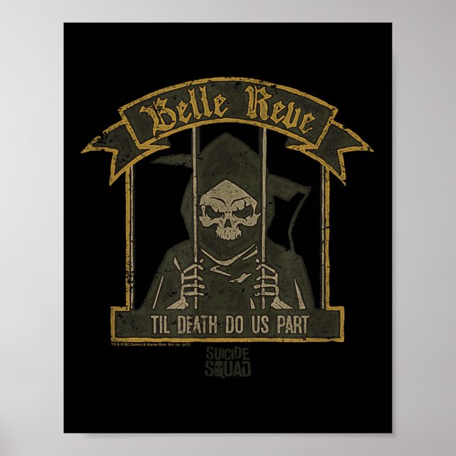 Poster Esquadrão Suicida Belle Reve (Frente)