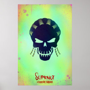 Póster Esquadrão Suicida   Ícone de cabeça de slipknot