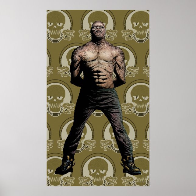 Póster Esquadrão Suicida | Matriz Croc Comic Book Art (Frente)