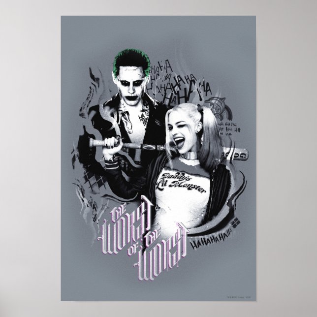 Póster Esquadrão Suicida | O Pior dos Piores (Frente)