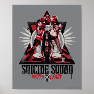 Póster Esquadrão Suicida | Raparigas Bonito Loucas