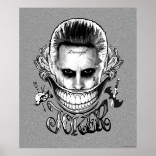 Poster Esquadrão Suicida Sorriso de Joker