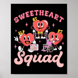Poster Esquadrão Sweetheart Slp Ot Pt Coração Doce Feliz 