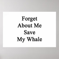 Esqueça-Me Salve Minha Baleia