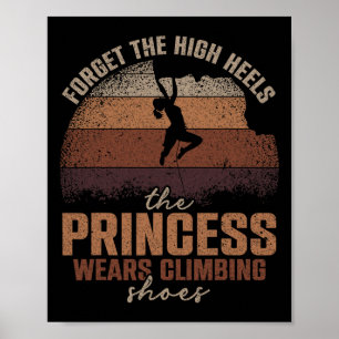 Poster Esqueça Os Saltos Altos A Princesa Usa Sapatos De