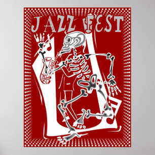 Poster Esqueleto da Fest do Jazz 2011
