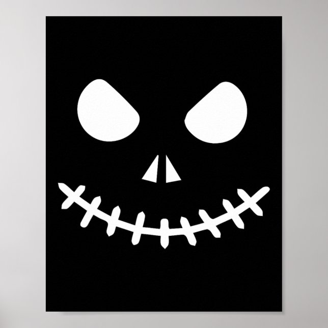 Poster Esqueleto de Halloween  (Frente)