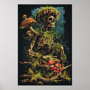 Poster Esqueleto do Cogumelo