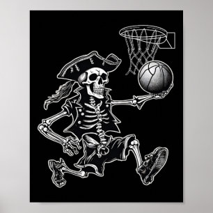 Poster Esqueleto Pirata Esqueleto Divertido Halloween Esq