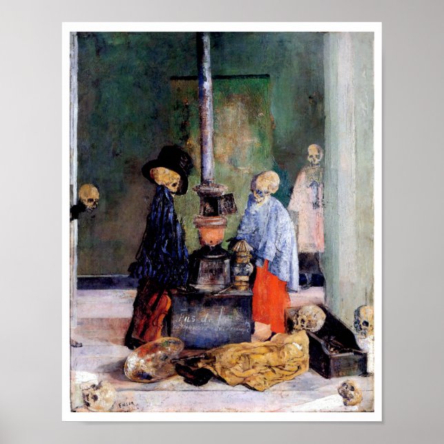 Póster Esqueletos se Aquecendo (Frente)