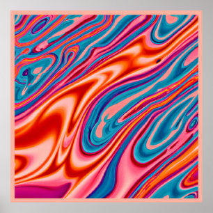 Poster Esquema de Cores Artístico