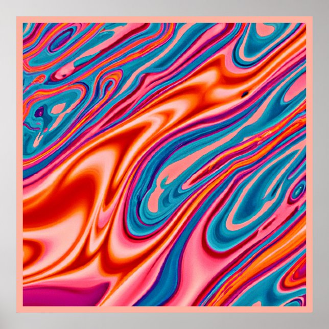 Poster Esquema de Cores Artístico (Frente)